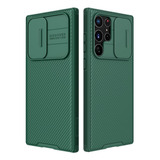 Funda Para Samsung Galaxy S22 Ultra Nillkin Color Verde