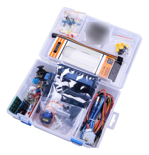 Kit Arduino Uno R3 Compatible Robotica Muy Completo 44 Items