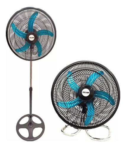 Ventilador 18 Pulgadas 3en1 Delhi 95w Aspas Metálicas 220v