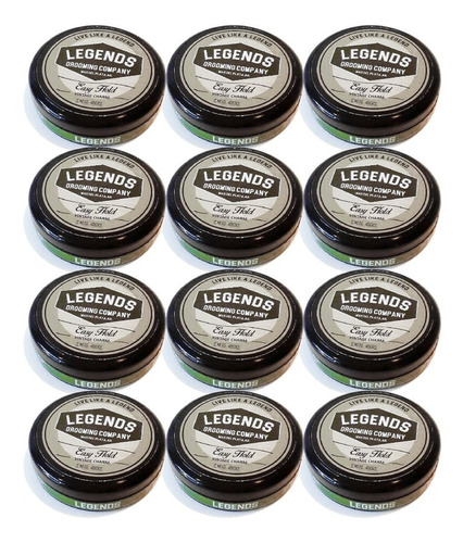 Cera Pomada Legends 40 Gr Fijación Suave Combo X12 Barberia