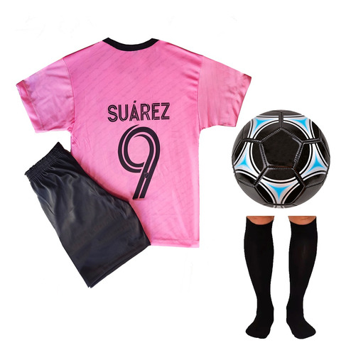 Kit Conjunto Futebol Infantil Jogo Time Europa + Meia + Bola