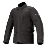 Campera Moto Protecciones Alpinestars Gravity Drystar Negro