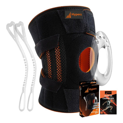 Rodillera Deportiva Hyperz Abierta de Neopreno con Rótula de Gel y Varillas Laterales | Meses sin interés