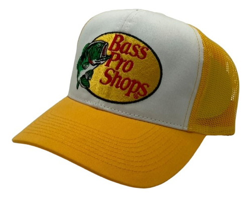 Gorra Bass Pro Shops Bordada Amarilla 100% Original