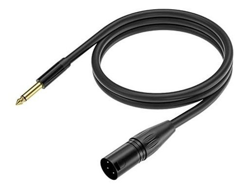 Yinker Cable Macho Ts A Xlr De 1-4 Pulgadas, Cable De Micróf