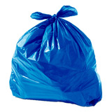 Saco De Lixo 100 Litros Azul Reforçado Com 100 Unidades