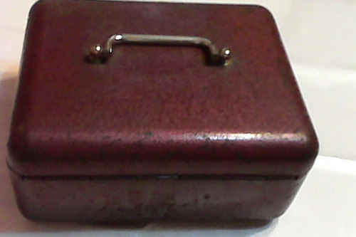 Caja Guarda Dinero,valores,joyas Años 70 Vintage Con Llave-