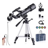 Telescopio Refractor Hutact Hd 400/70 Mm