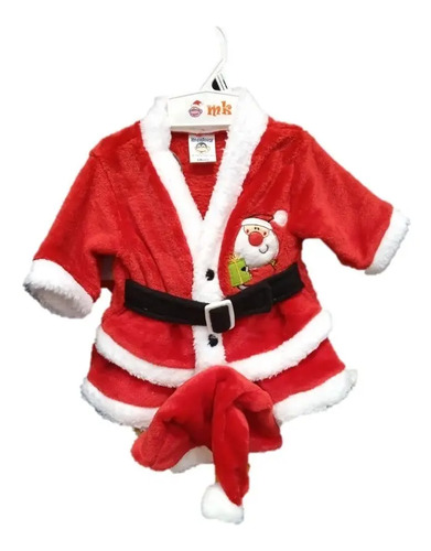 Lindo Set Navideño Para Bebe Niña 3 Piezas.