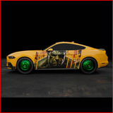 Vinil Wrap Automotriz Lateral Hulk - 220x100cm