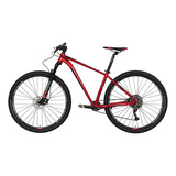 Bicicleta Belfort Coatl Rabe R29 T19 Rojo Negro 2024 Tamaño Del Cuadro 19