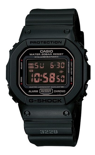 Relógio G-shock Dw 5600ms Preto Clássico Militar Original 
