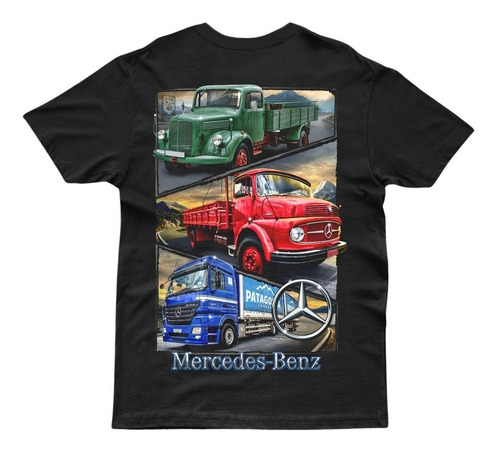 Remera Estampada Yokstone Mercedes Benz Talles Grandes  