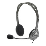 Headset Logitech H 111 Auricular Vincha Microfono Skype Fs