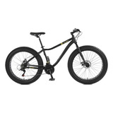 Bicicleta Aro 26 Fatbike Elleven Alien Shimano 21v. Preto