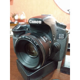 Canon 60d + Lente 50mm  1:1:8 +2 Baterias E Carregador 