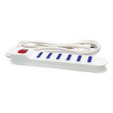 Extension Multiple Switch Xt53 6 Pos 3mts Blanco