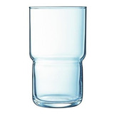 6 Vasos Luminarc Funambule Templado Alto 320cc Color Blanco