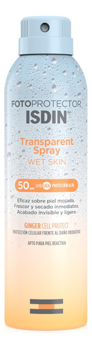  Isdin Fotoprotector Transparent Spray 50 Spf. Cont 250ml