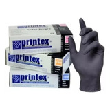 Caja Guantes Nitrilo Negro Reforzado Con Anmat X 100 