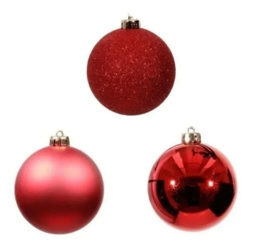 Bolas Navideñas Set X 6 Para Árbol Navidad Christmas Adorno 