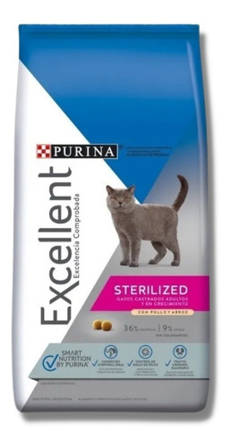 Excellent Gato Adulto Sterilized Castrado X 1 Kg