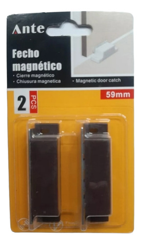 2 Set Tope Magnético Para Puerta, Cierre Magnético