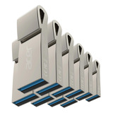 Kit 10 Memorias Usb Acer Uf200 De 8gb Bl.9bwwa.501 Plata