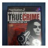 Jogo True Crime Street Of La Ps2 ( Japonês)