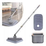 Set De Mopa Y Cubo Spin Mop Con Escurridor