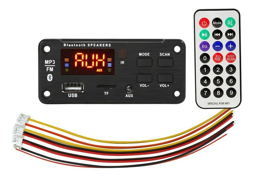 Modulo Reproductor Bluetooth Mp3 Usb Radio Decodificador 12v