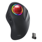 Ratón De Trackball Inalámbrico Nulea, Plataforma Ergonómica