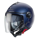 Casco Para Moto Abierto Caberg Riviera V4 Azul Mate