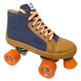 Patins Quad Infantil Owl Sports Caramelo