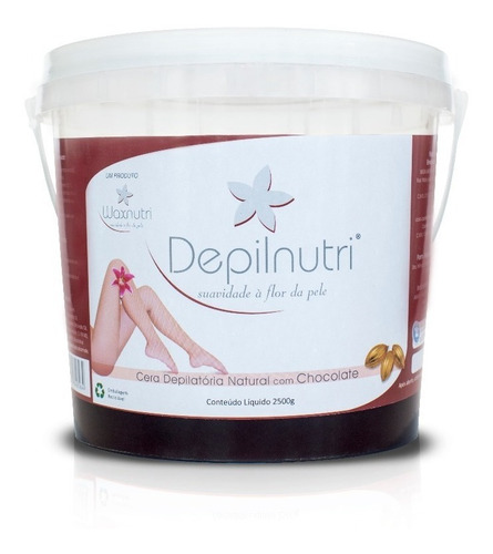 Cera Oficial Depilnutri 2,5kg  -  Chocolate Com Cravo