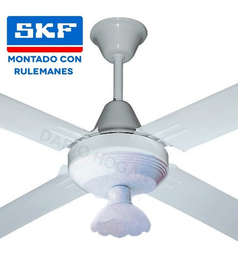 Ventilador De Techo C/ Luz Motor Nacional Garantia 5 Años