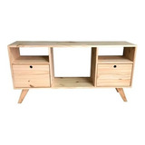 Mesa Tv Led Mueble Rack Nordico Escandinavo Madera 140cm