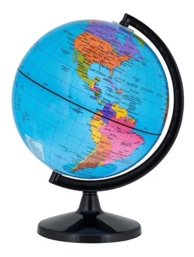 Globo Terráqueo Grande Mapa Político 18 Cms Diámetro Escolar