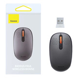 Mouse Sem Fio Wireless Ergonômico Macbook Windows Cor Cinza
