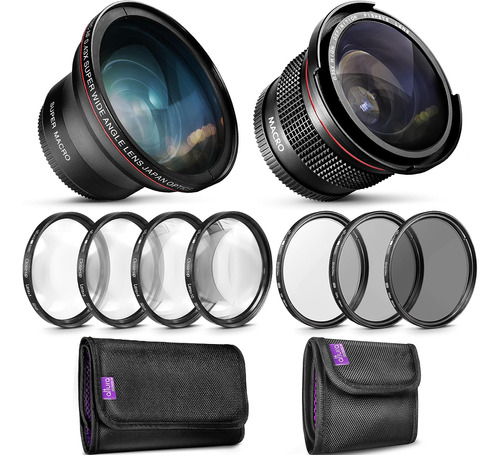 Kit De Accesorios Profesionales De Fotografía De 58 Mm De Al