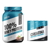 Kit Whey Protein 100% 900gr + Creatina 300g Shark Pro