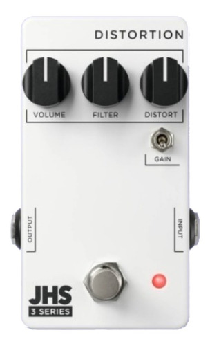 Pedal De Efeito Jhs Pedals 3 Series Distortion  Branco