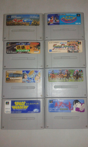 Vendo Juegos Japoneses Super Famicom Pregunta Disp.
