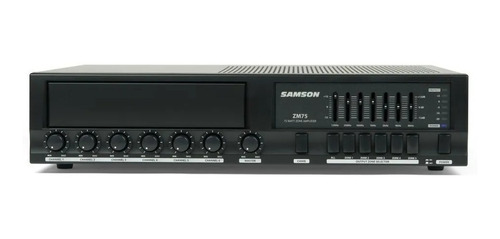 Samson Zm75 Mixer Amplificador Multizona 75w 6 Entradas Cuot