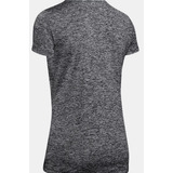 Playera Fitness Under Armour Tech Twist Ss V Gris Mujer 