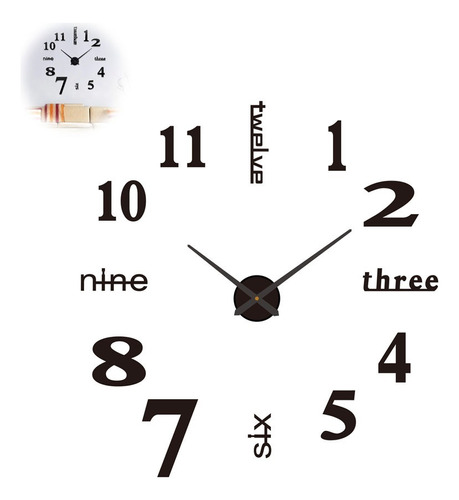 Reloj Dimensional 3d, 3d Relojes De Pared Decoraciones