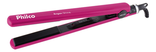 Prancha Alisadora Bivolt 230° Argan Shine Rosa Philco 110v/220v