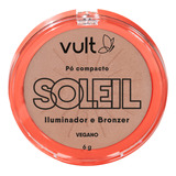 Vult Soleil Compacto - Iluminador E Bronzer Em Pó 6g