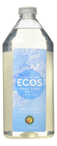 Ecos Hnd Soap, Free N Clr, Refll