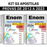 Apostila Enem 2024 12 Anos De Provas Anteriores Questões 2012 A 2023 Com Gabarito